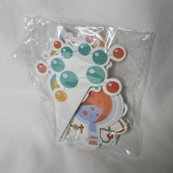 New 25pc 3rd Birthday Party Scientist Science Lab Chemistry Cupcake Toppers Pick - Picture 5 of 7